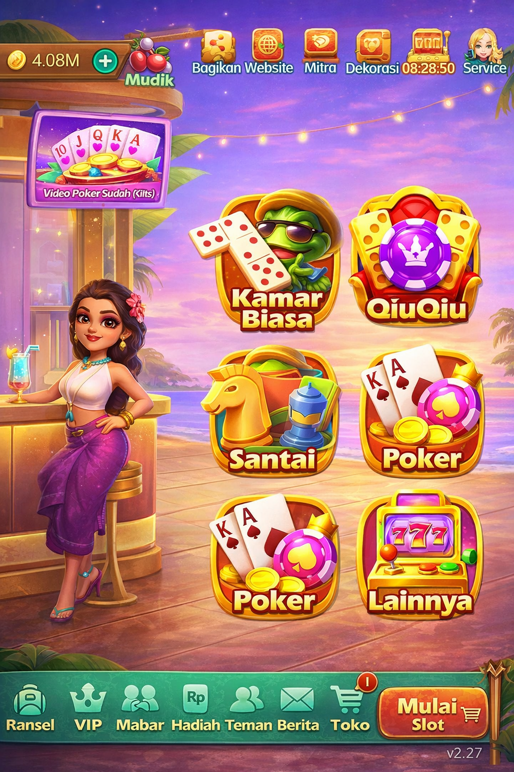 video poker online game